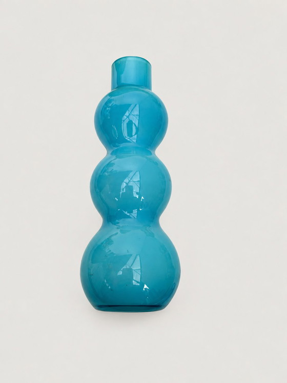 Vintage Empoli Italy Opaline Vases Set 60s/70s – Turquoise & Lime – emporio italy, Glass (photo 5 of 9)