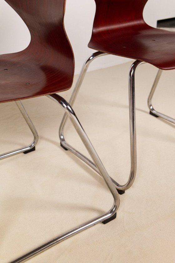 Image 1 of 6x Pagholz Flötotto Stoelen