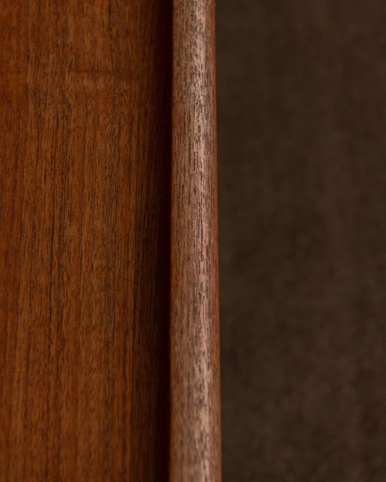 Image 1 of Danish teak coffee table by Grete Jalk with slatted frame, 1960s