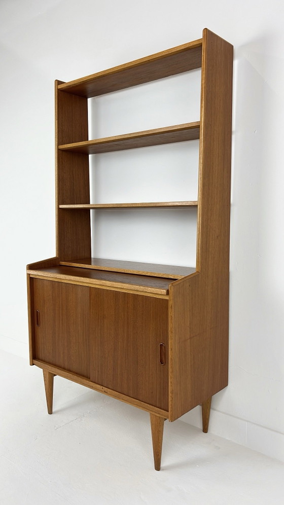 Librerie vintage in impiallacciatura di teak (photo 10 of 11)