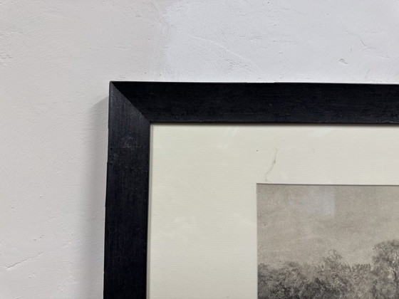 Estampe "Hallali du cerf" – Objets d'art, Verre, Papier (photo 5 of 5)