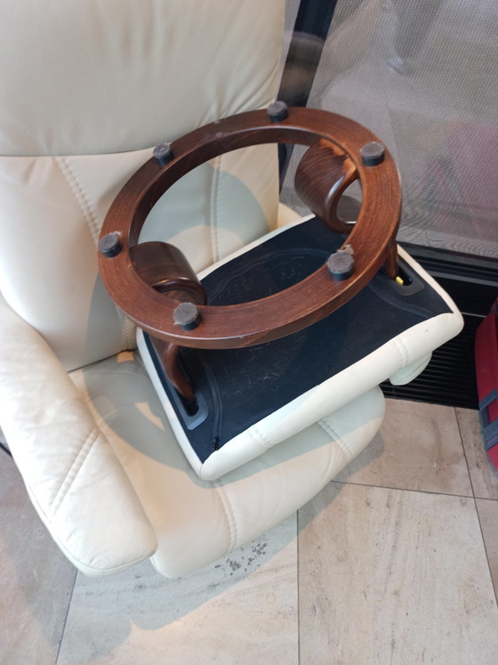 Stressless Ekornes Consul Maat Medium Met Voetenvankje – Fauteuils, lamine, Leather (photo 4 of 13)