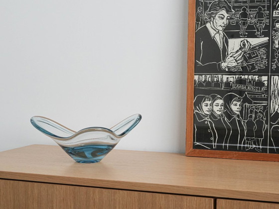 Image 1 of Glazen schaal, Deens ontwerp, jaren 60, fabrikant: Holmegaard