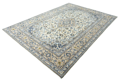 Hand-knotted Keshan cork oriental rug - 356 X 248 Cm