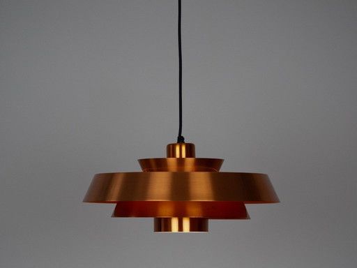 Deense vintage hanglamp Nova van jo Hammerborg, Fog og Morup, 1963