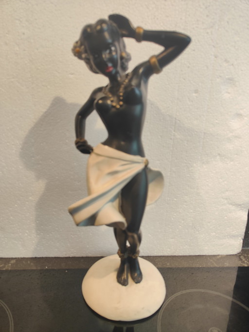 Figurine African Woman Bernard Bloch