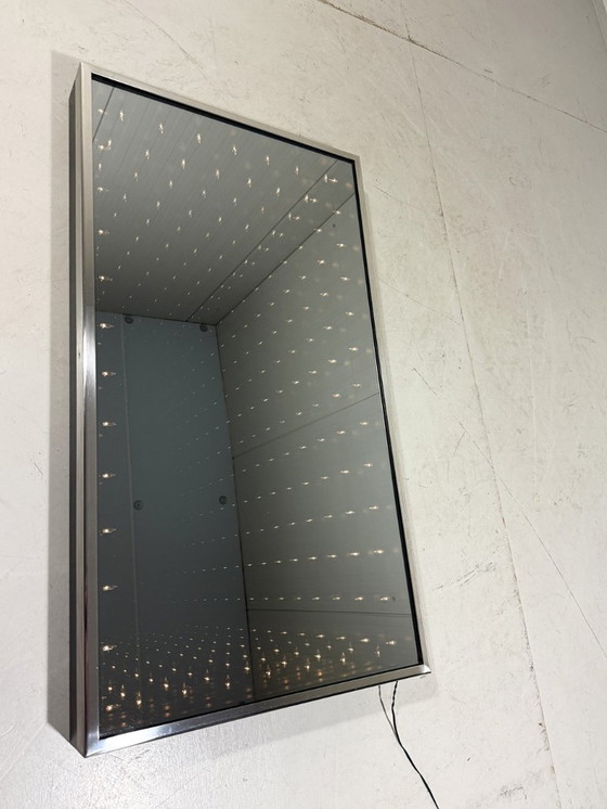 Image 1 of Infinity wall mirror illuminated mirror 1970-80's