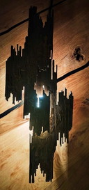 BRUTALIST WALL LIGHT – HENRI FERNANDEZ, FRANCE, CA. 1970