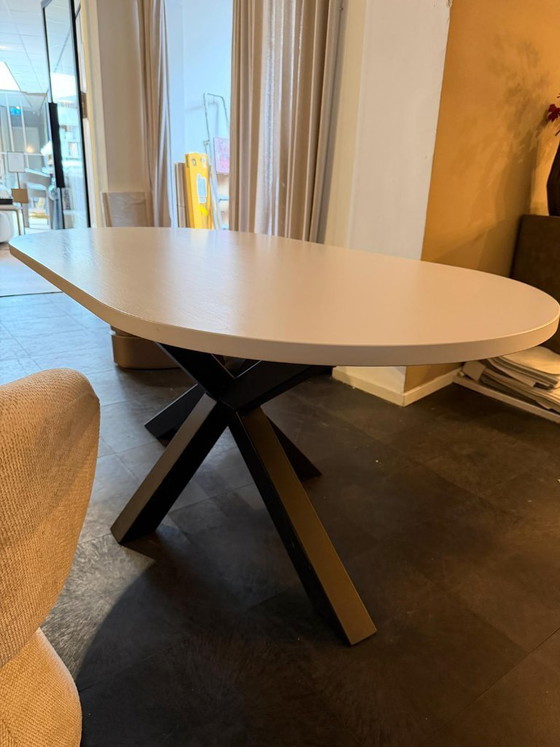 Image 1 of Bootovale dining table 170x90 cm oak veneer off-white