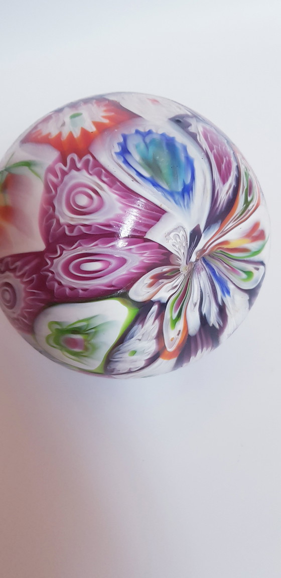 Image 1 of 1920 Frateli Toso Murano Glass Millefiori Vase 