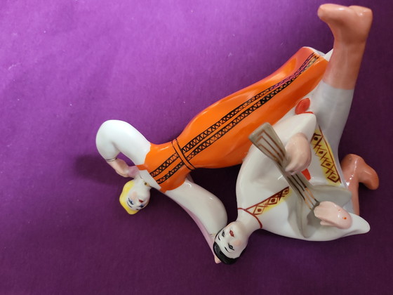 Image 1 of Figurine en porcelaine russe des années 1960 - estampillée.