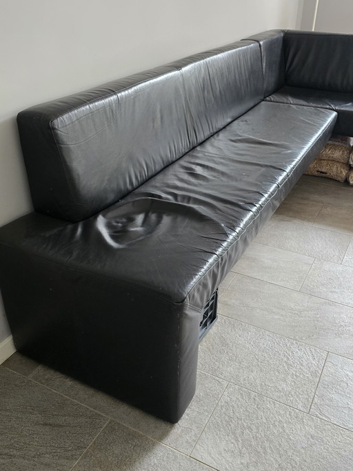Eethoek Bank Van Koeien Leder. – hoekbanken, Leather (photo 2 of 5)