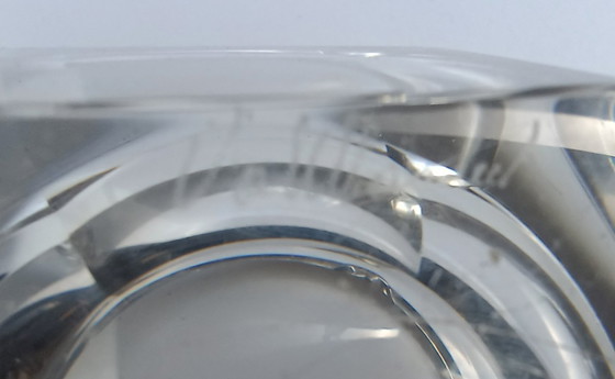 Image 1 of Val Saint Lambert crystal ashtray