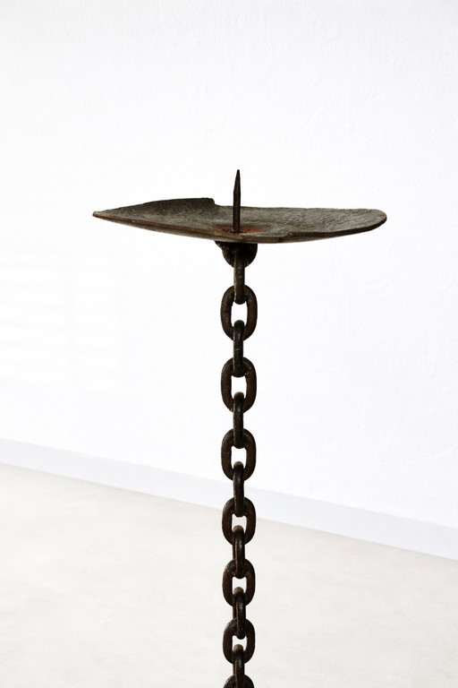 chandelier brutaliste 70 cm