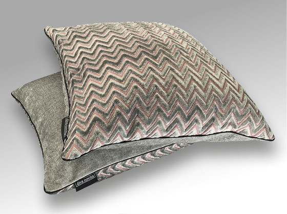 Image 1 of Armani Casa - Set of 2 new pillows made of Armani Casa velvet
