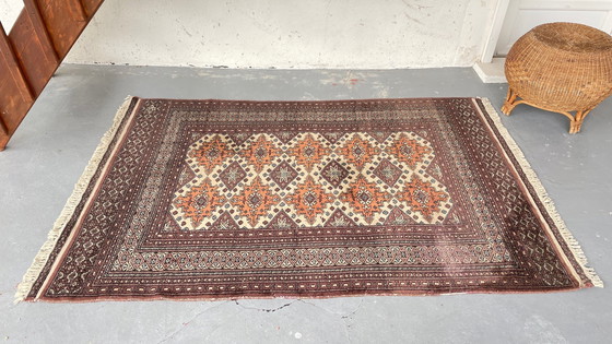 Image 1 of Oriental rug Pakistan Grey-Purple 196cm x 126cm