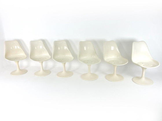 Image 1 of Set of 6 vintage Tulip Chairs by Play