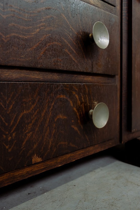 Image 1 of 1930s art deco grand mirror vanity