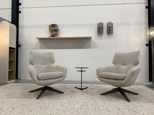 2 Leolux Lloyd Draaifauteuil Stof – Other
