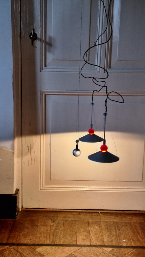 Gemelli par l'Italien Debsch, années 1980/90 – Suspensions, Metal (photo 11 of 15)