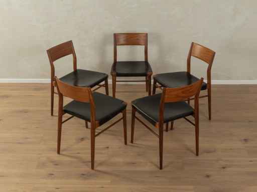 Chaises de salle à manger des années 1950, Georg Leowald pour Wilkhahn
