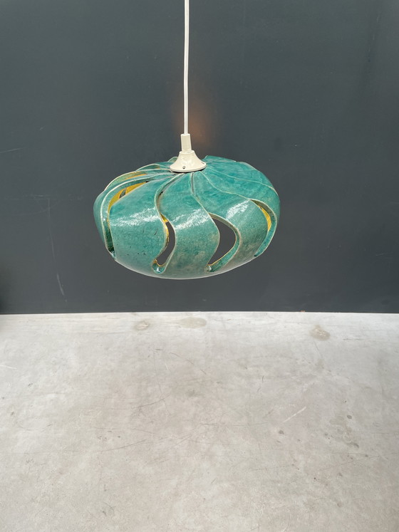 Image 1 of Keramieken hanglamp, jaren 70