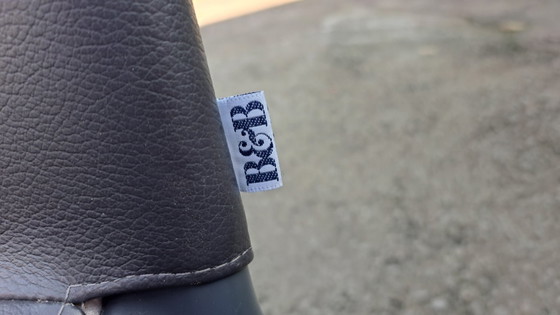 Image 1 of B&B Italia Alma – Dining Set: 2 Tables + 12 Leather Chairs (Roberto Barbieri)