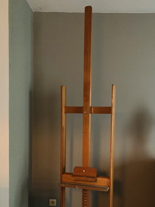 Chevalet de peintre en hêtre 2m40x55cm