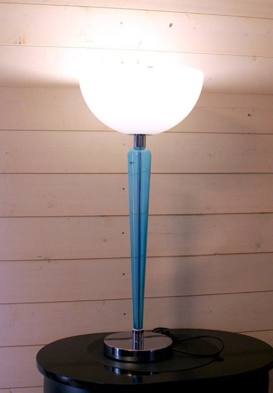 Image 1 of Lámpara de mesa grande de cristal de Murano, Jeannot Cerutti, VeArt para Artemide, Italia