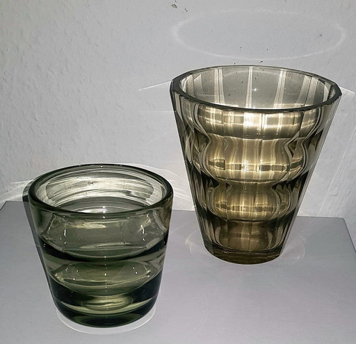 2X Vases By Elis Bergh For Kosta, 1930S