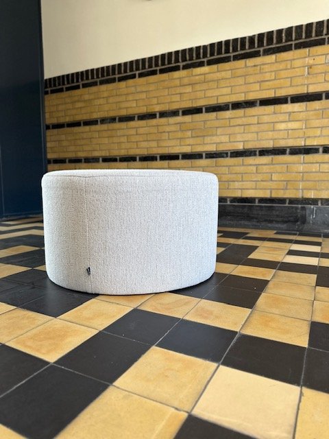Bolia poef Zyl 70 cm in Grey White