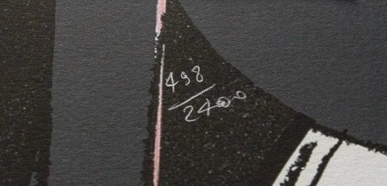 Image 1 of Litografía de "Mickey Mouse" de Andy Warhol, Museo de Arte Carnegie de 1986