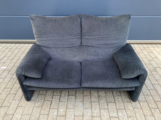 Image 1 of Cassina Maralunga 2 posti, tessuto originale ribble Top condition!!!