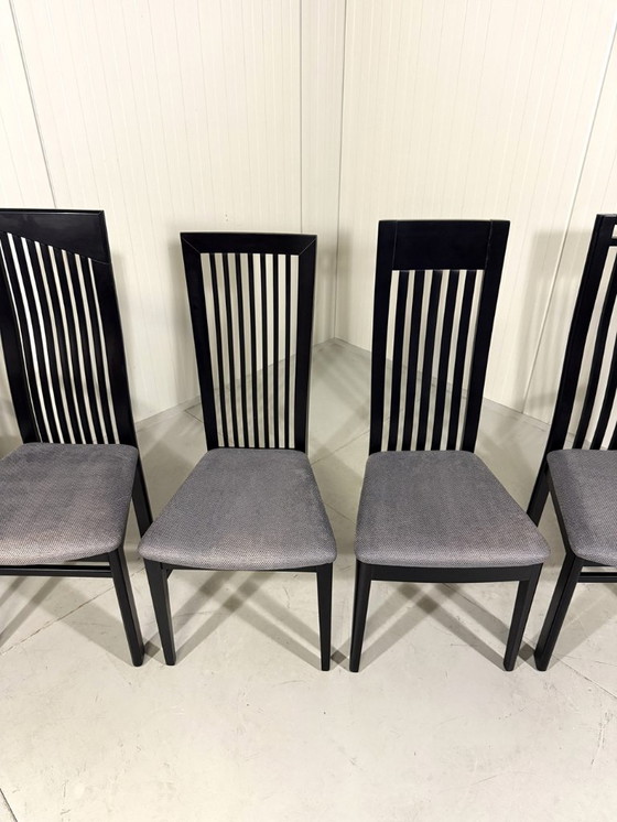 Image 1 of 6 sillas de comedor Tonon Italy de Wolf Schmidt Bandelow, década de 1980