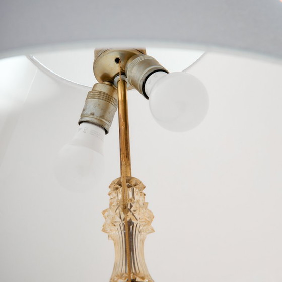Image 1 of MK10968 Brass and Crystal Floor Lamp