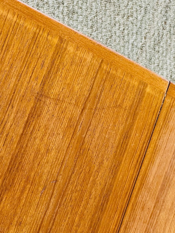Image 1 of Uitschuifbare Scandinavische teakhouten eettafel, 1960