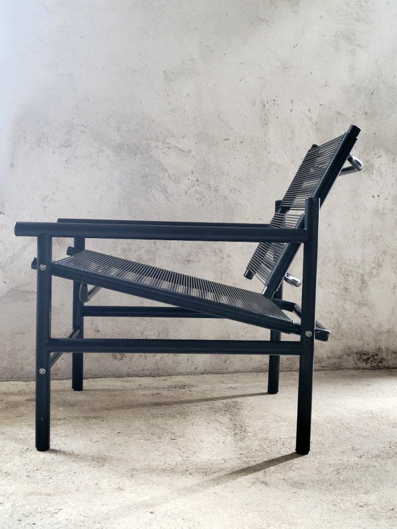 Giandomenico Belotti Fly Line Lounge Chair for CMP Padova, Italy 1980 – flyline, Armchairs, Plastic, Metal (photo 2 of 10)