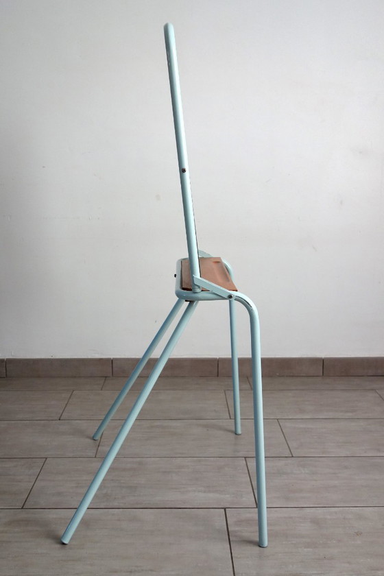 Image 1 of Pizarra escolar plegable antigua de la década de 1960.