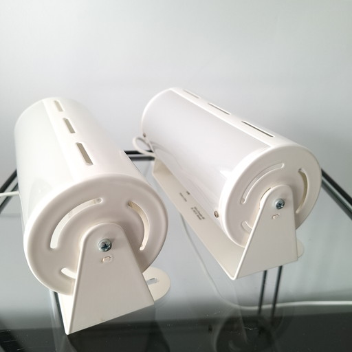 2x vintage wall lamp Ikea Smyg V1013 white 90s