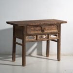 Consolle cinese antica con traforo geometrico – Cina, circa 1900 – Console, Wood, Iron (photo 6 of 40)