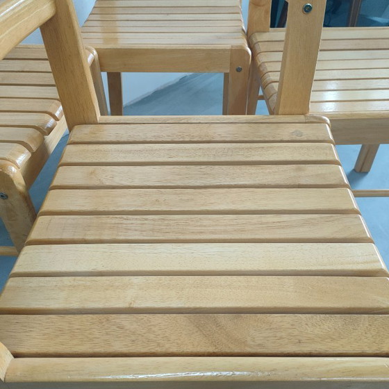 Image 1 of 4 Stühle für das Esszimmer im skandinavischen Stil (helle Farbe)