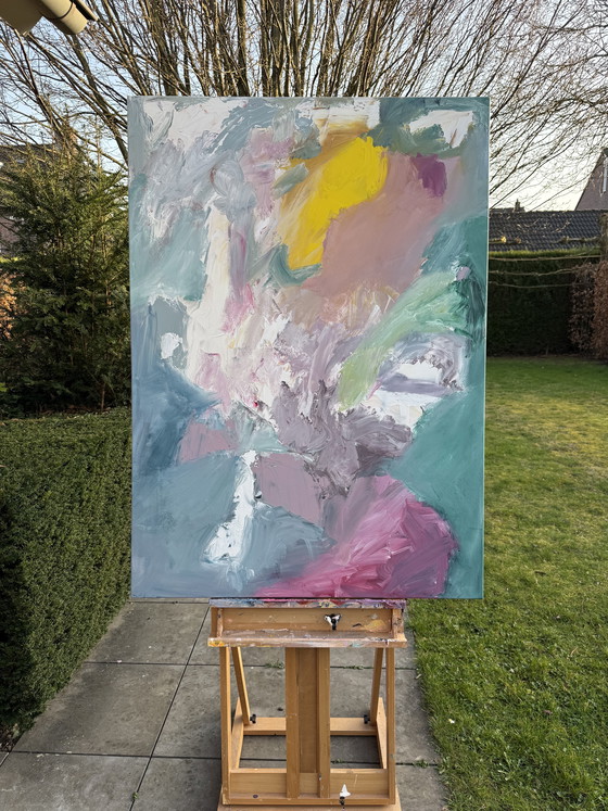 Image 1 of Lilian Frohn - abstract schilderij 