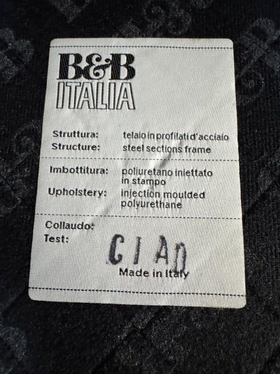 Image 1 of B&B Italia Michel divano di marca divano angolare in tessuto grigio