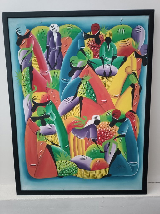 Marché village caraïbes par Felis & Doyvii