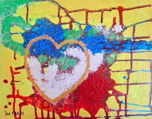 Tableau d'artiste - Enzo SAN MARCO - Heart of the City
