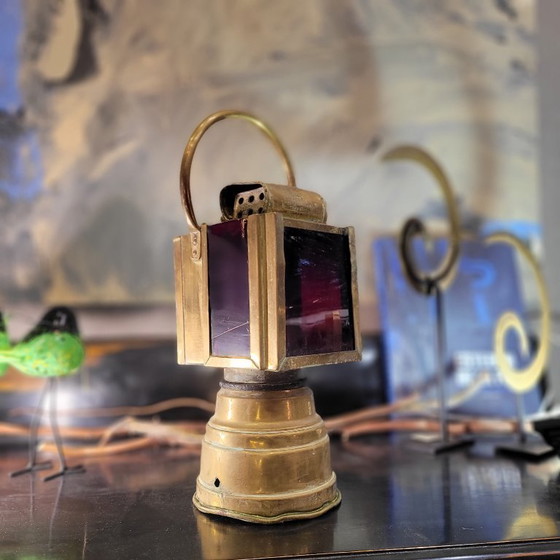 Image 1 of Farol técnico ferroviario État 500, Albert Butin, 20’s - Francia