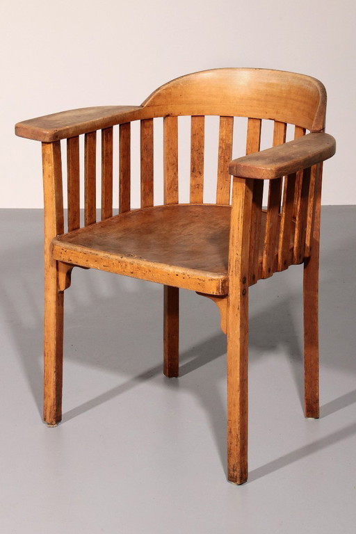 Sehr seltener Elefanten-Schreibtischstuhl von Josef Hoffmann für J&J Kohn