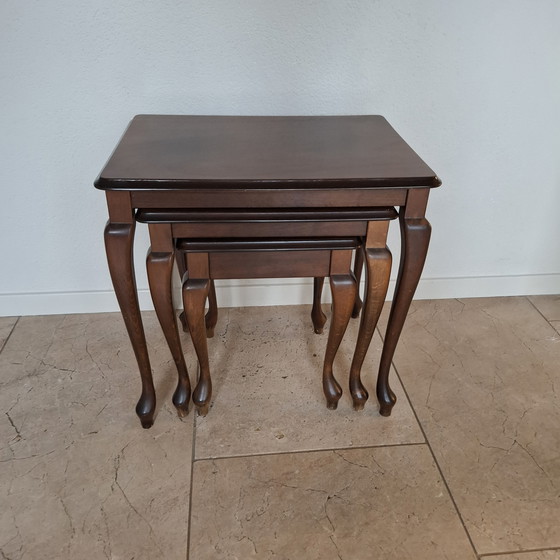 Image 1 of Mimiset - Tavolini laterali in mogano