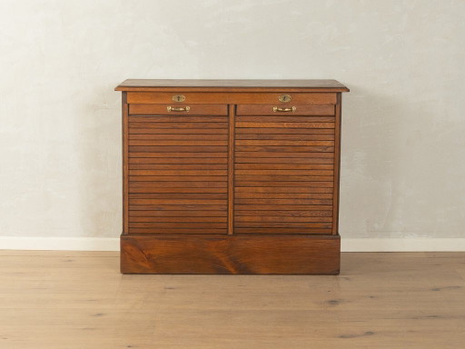 Art Deco rolluikkast – archiefkasten, Wood, Brass