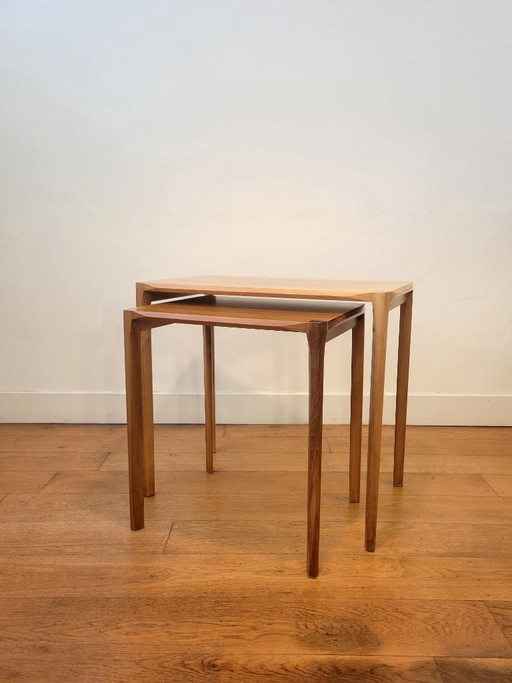 Set van twee nesting tables van Rex Raab voor Wilhelm Renz, Duitsland 1960 – bijzettafels, Wood (photo 2 of 10)